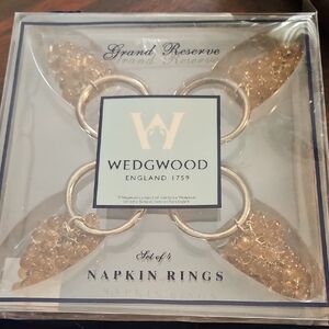 Wedgwood Gold Beaded Napkin Rings